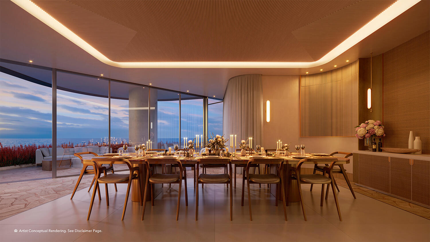 Sala de jantar privada